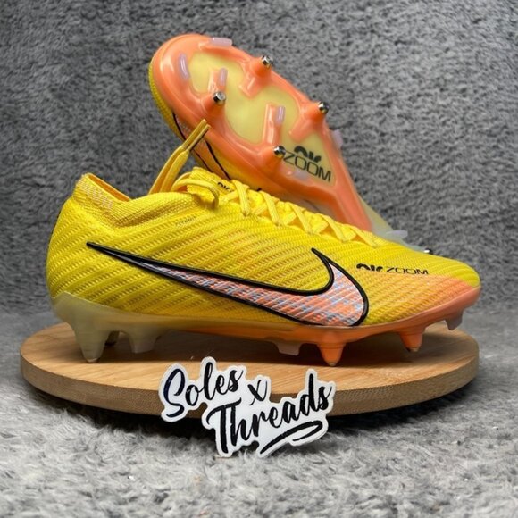 Nike Zoom Mercurial Vapor 15 Elite SG Pro AC Soccer SZ 6.5 Men Yellow DJ5168-781 - Picture 1 of 7